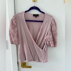 LAUNDRY BY SHELLI SEGAL pink top